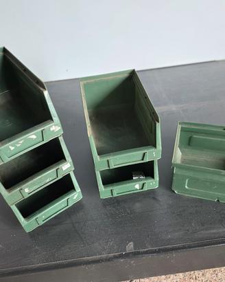 scatole  cassette plastica impilabili
