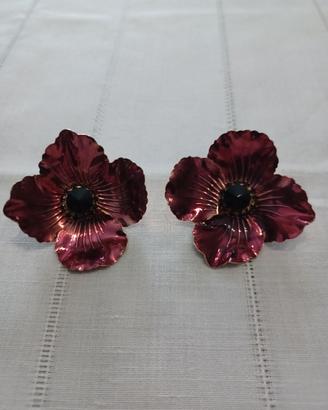 ORECCHINI PAPAVERO
