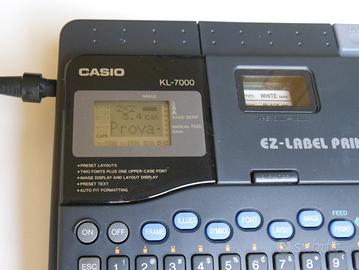 Casio kl discount 7000 label printer