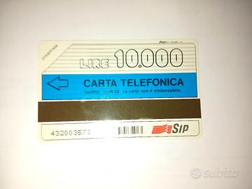 Scheda telefonica