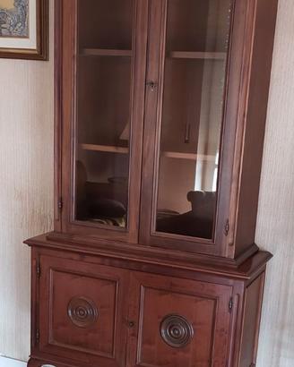 credenza anni sessanta con vetrinetta