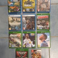 Lotto Giochi (Ps4, Ps5, Nintendo Switch, Xbox One)