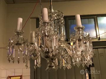 Lampadario cristallo di Boemia