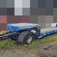 Rimorchio Bertoja vasca collo staccabile allungabi