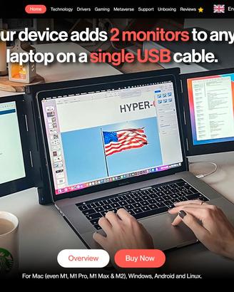 Dual Monitor Portabl *prezzo a convenire