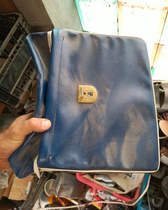 borsa piaggio laterale blu ciao bravo si nos