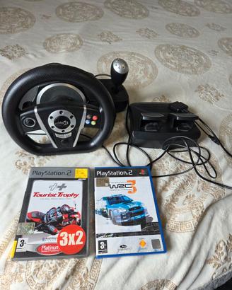 Volante playstation 2 + giochi