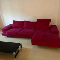 Divano Dondi Salotti rosso