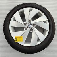 Kit Cerchi Originali VW Golf Gomme Invernali