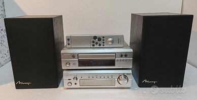 Stereo DENON con diffusori MIRAGE. 