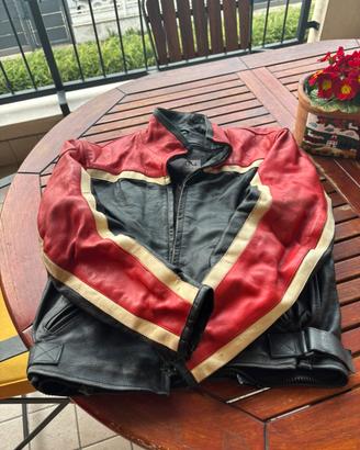 Giubotto  moto in pelle