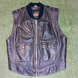 Harley Davidson vintage leather vest 1993 korea