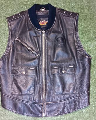 Harley Davidson vintage leather vest 1993 korea