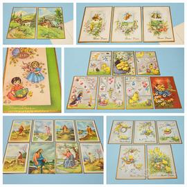 Cartoline pasquali vintage ed. Cecami anni 50 60