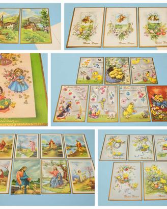 Cartoline pasquali vintage ed. Cecami anni 50 60