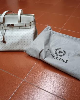 Borsa bianca Pollini