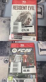 Giochi Switch 2 Nuovi Sigillati Resident Evil FC26
