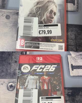 Giochi Switch 2 Nuovi Sigillati Resident Evil FC26