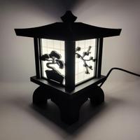 Lampada da tavolo Giapponese, abat jour, lanterna