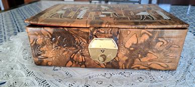 Portagioie egiziano Originale cairo pelle Cammello