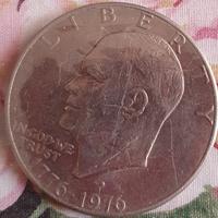 1776-1976 Eisenhower Liberty Bell Moon moneta da u