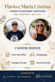 Gestione B&B ,piccoli Hotels ed Agriturismi