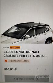Barre originali longitudinali Jeep Compass