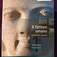 Libro "il fattore umano" di storia e geografia