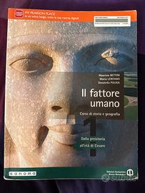 Libro "il fattore umano" di storia e geografia