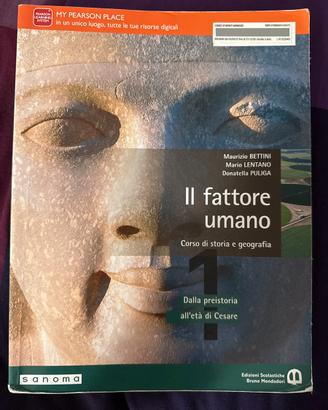 Libro "il fattore umano" di storia e geografia