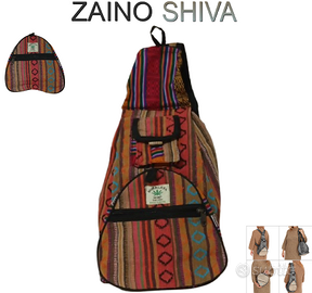 zaino etnico 4in1 monospalla borsa borsello vegan