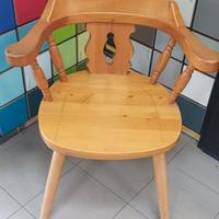 Poltrone legno tirolese originali