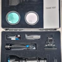 torcia 1100 lumen led olight warrior x turbo kit