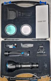 torcia 1100 lumen led olight warrior x turbo kit
