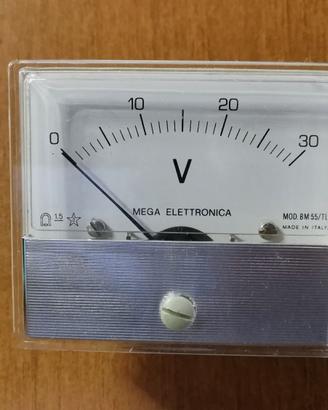 Voltmetro BM 55 TL 30V Mega Elettronica nuovo
