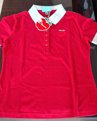 T SHIRT MODELLO POLO MANICA CORTA