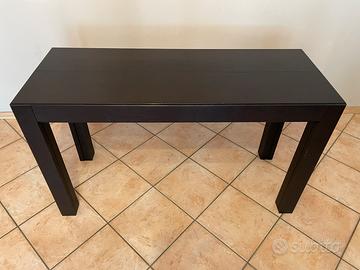Tavolo consolle Bauline  in legno marrone scuro