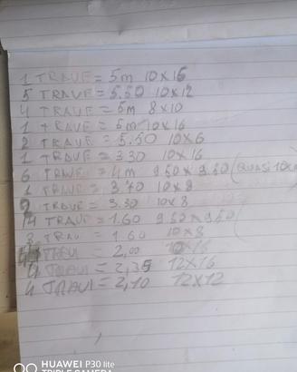 travi in legno (gazzebbo) 
