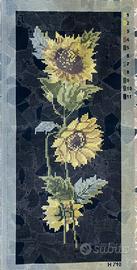 Quadro mezzopunto Girasole