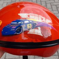 casco bici cars bambino