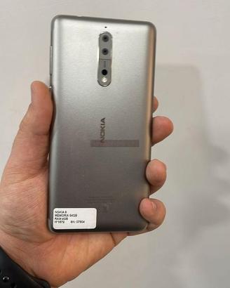 Nokia 8 silver 64 GB - 1672