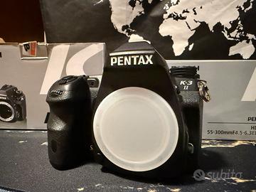 FOTOCAMERA REFLEX PENTAX K3-II + obiettivi