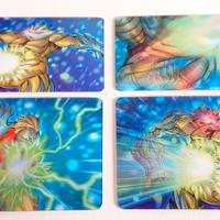 Lotto 4 carte Gormiti Mythos (Giochi Preziosi)