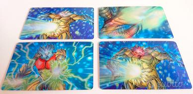 Lotto 4 carte Gormiti Mythos (Giochi Preziosi)