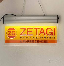 Insegna luminosa ZG da collezione