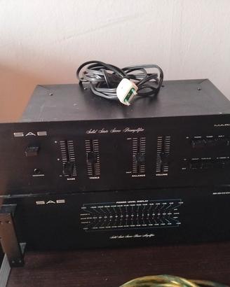 preamplificatore e finale più casse