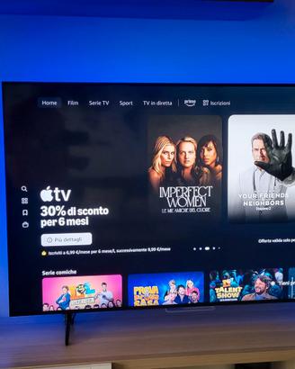 Televisore 55'' Samsung QLED 4K UHD DVB-T2