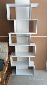 Libreria VASAGLE 6 ripiani bianco – stile moderno