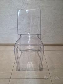 Sedie trasparenti in policarbonato trasparenti
