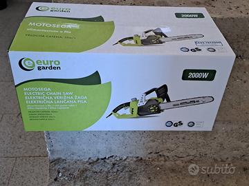Motosega elettrica nuova